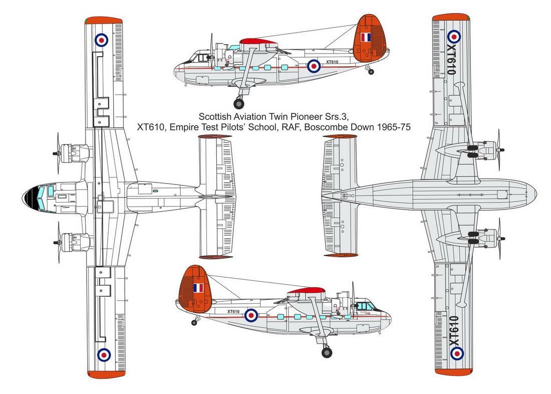 Valom 72136 1:72 Scottish-Aviation Twin Pioneer (RAF)