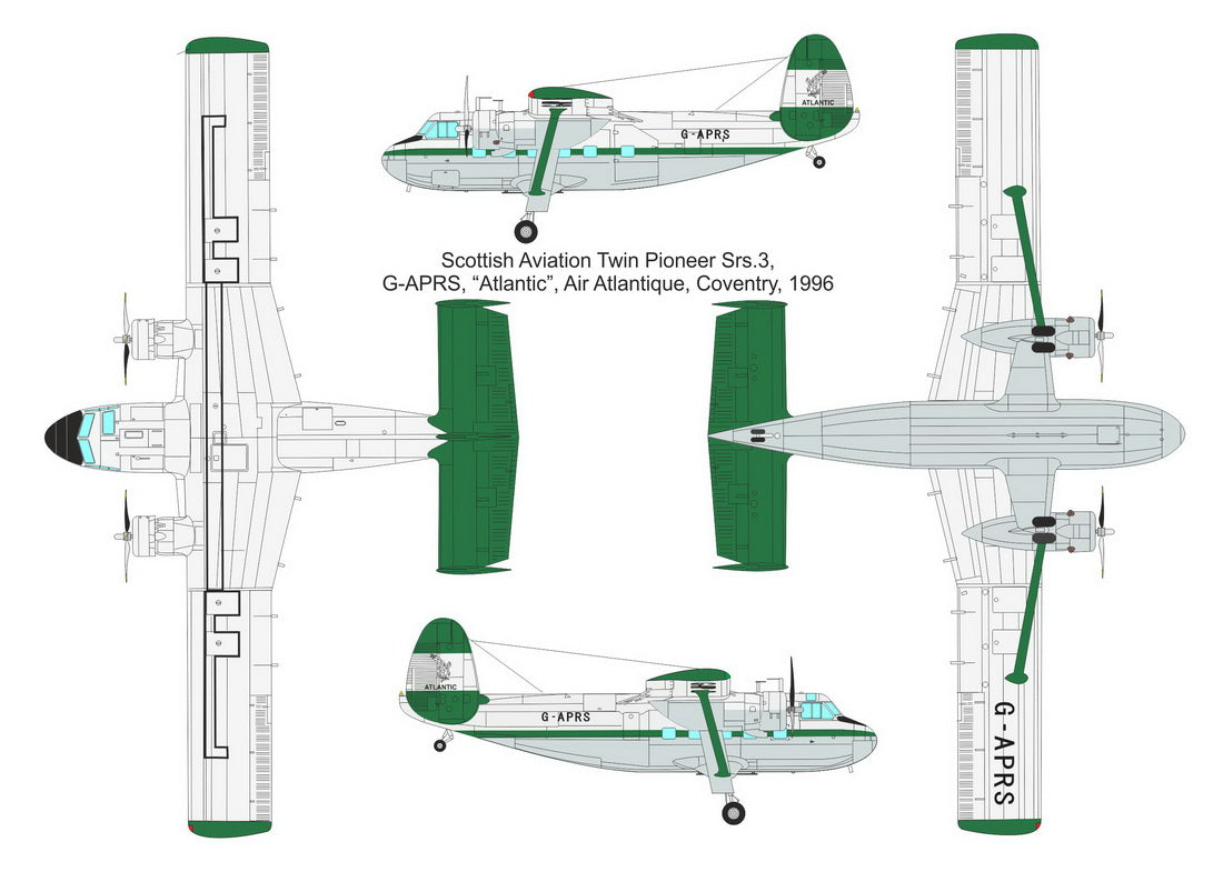 Valom 72137 1:72 Scottish-Aviation Twin Pioneer (Empire Test Pilot's School)