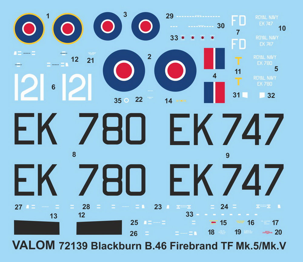 Valom 72139 1:72 Blackburn Firebrand TF Mk.5