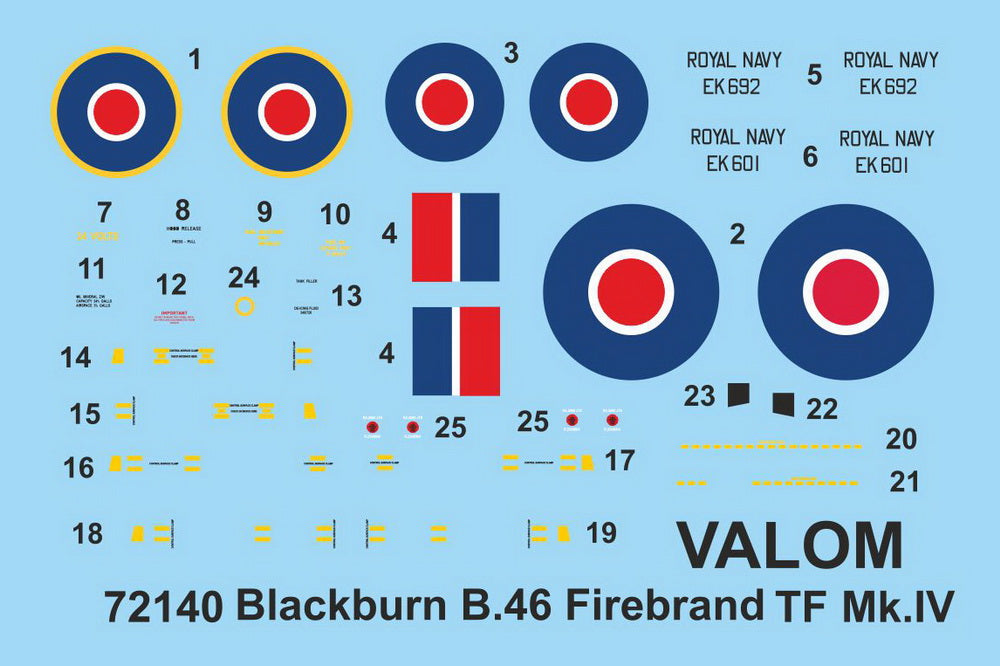 Valom 72140 1:72 Blackburn Firebrand TF Mk.IV