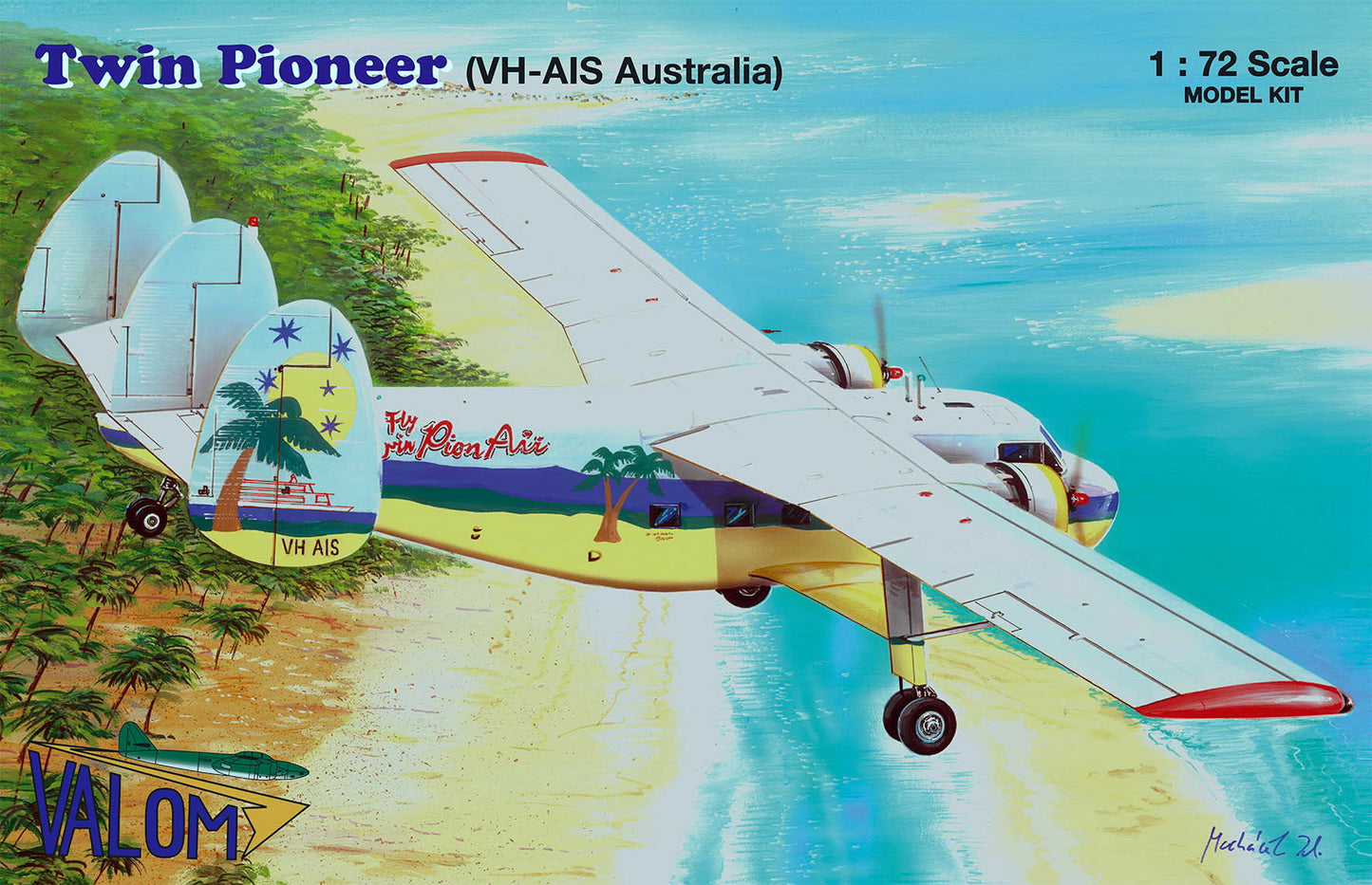 Valom 72144 1:72 Scottish-Aviation Twin Pioneer (VH-AIS Australia)