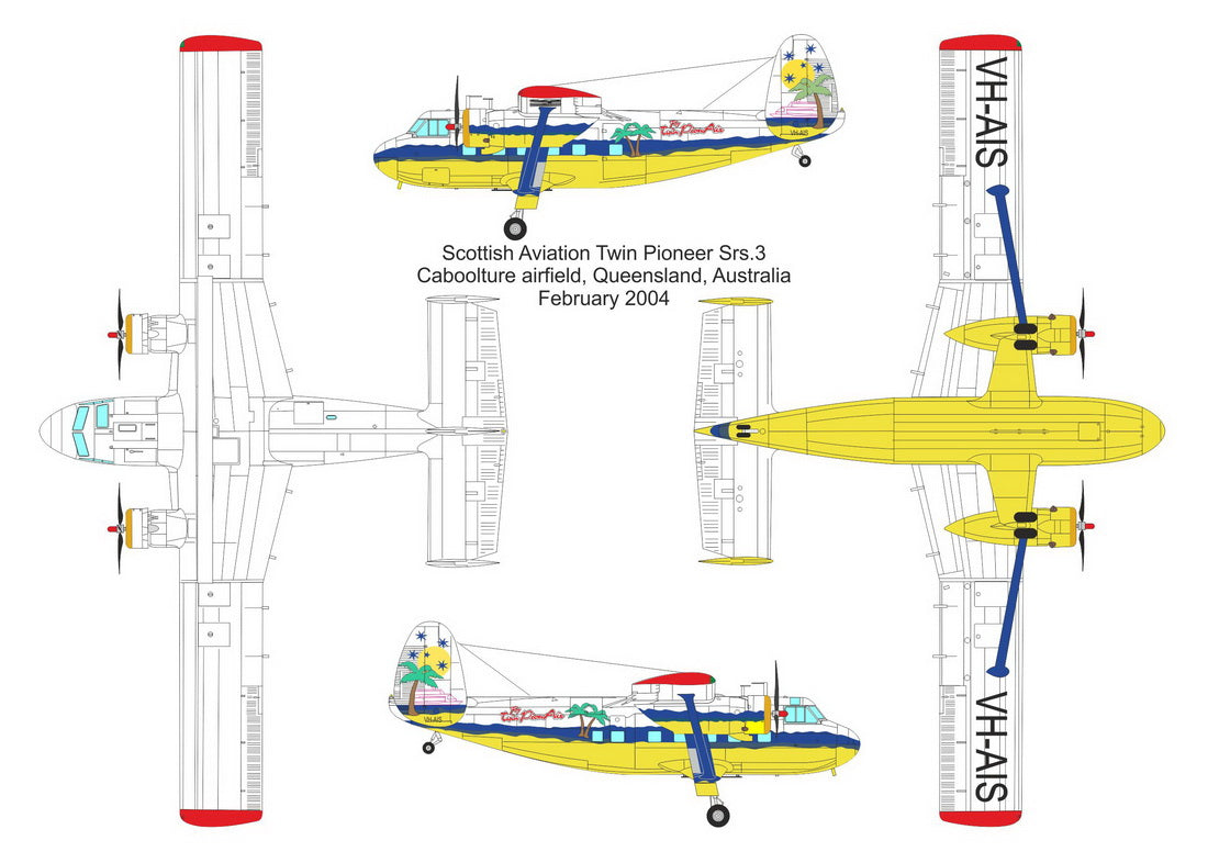 Valom 72144 1:72 Scottish-Aviation Twin Pioneer (VH-AIS Australia)