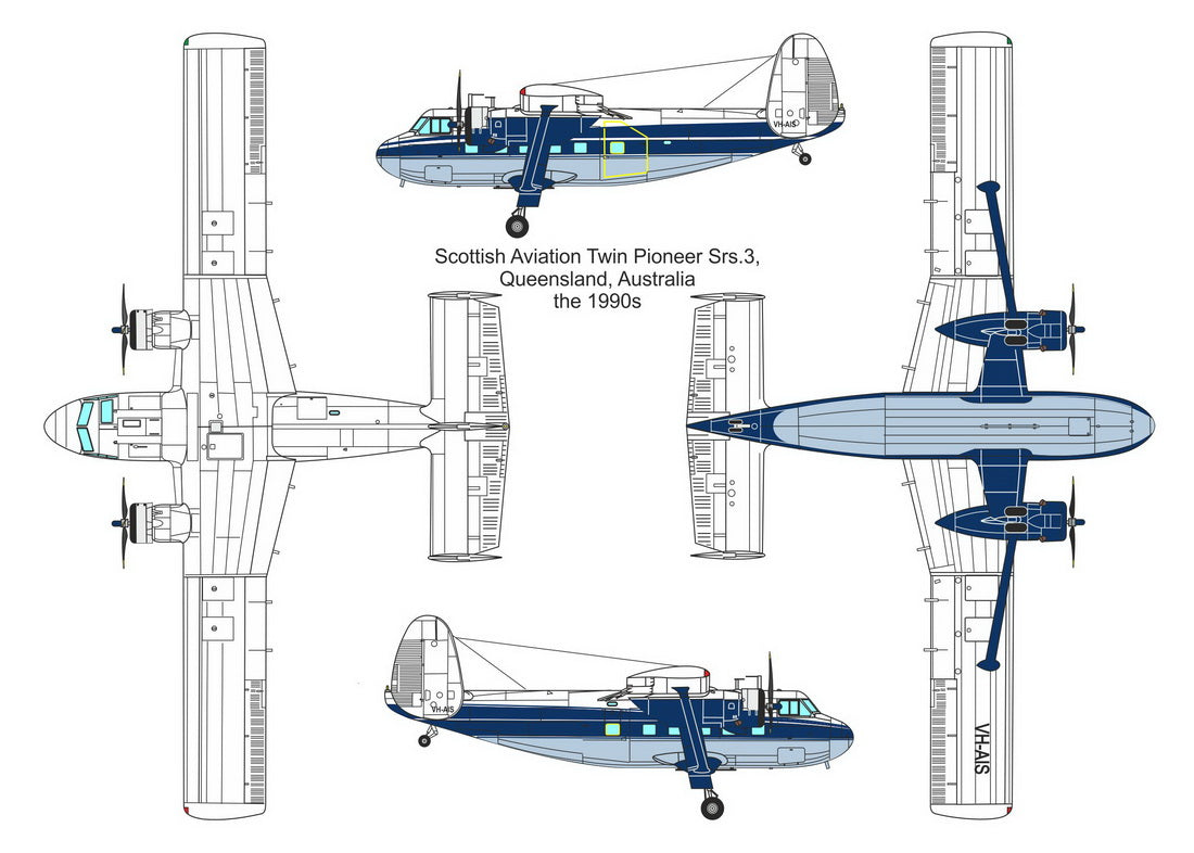 Valom 72144 1:72 Scottish-Aviation Twin Pioneer (VH-AIS Australia)