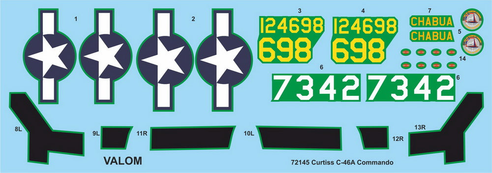 Valom 72145 1:72 Curtiss C-46A Commando 'The Hump