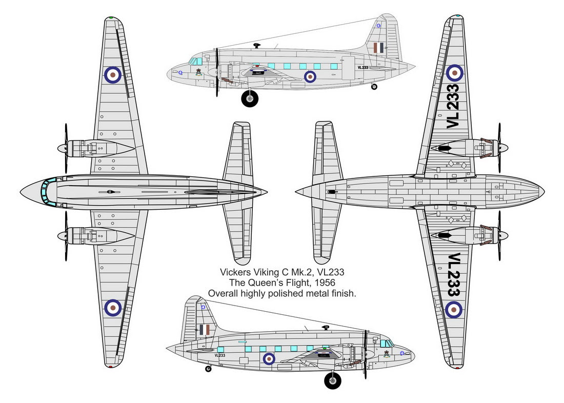 Valom 72148 1:72 Vickers Viking C Mk.2 'Royal Flight'