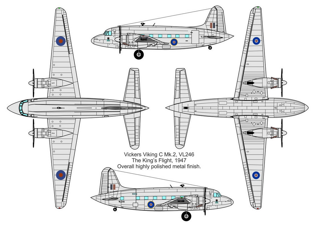 Valom 72148 1:72 Vickers Viking C Mk.2 'Royal Flight'