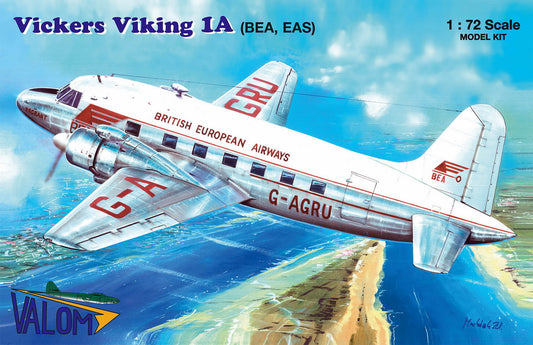 Valom 72149 1:72 Vickers Viking Mk.1A 'BEA, EAS' (G-AGRU, F-BMEU)