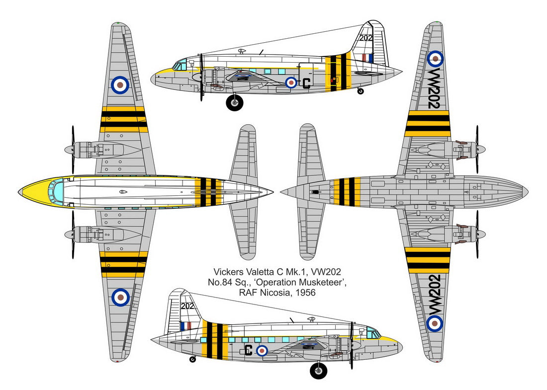 Valom 72150 1:72 Vickers Valetta 'Suez Campaign and RAF Middle East