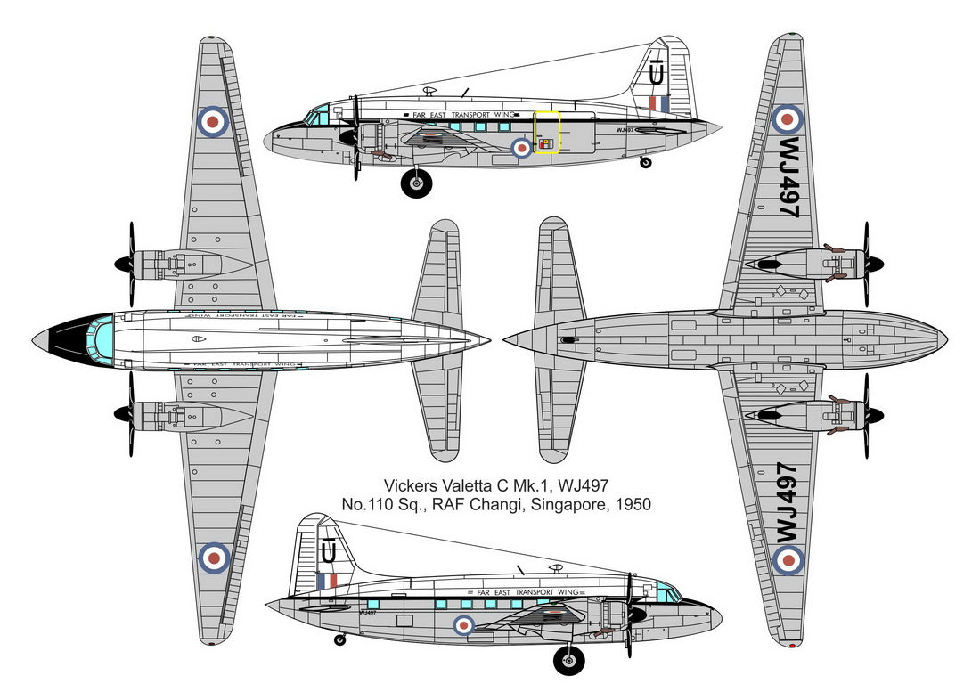 Valom 72150 1:72 Vickers Valetta 'Suez Campaign and RAF Middle East