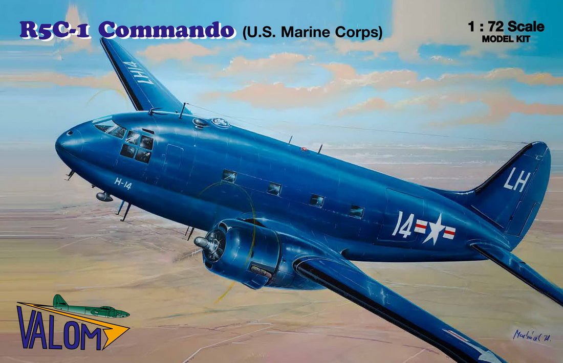 Valom 72153 1:72 Curtiss R5C-1 Commando 'USMC'