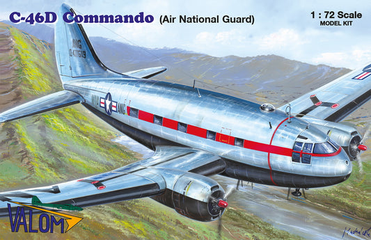 Valom 72154 1:72 Curtiss C-46D 'Air National Guard' with resin engine parts