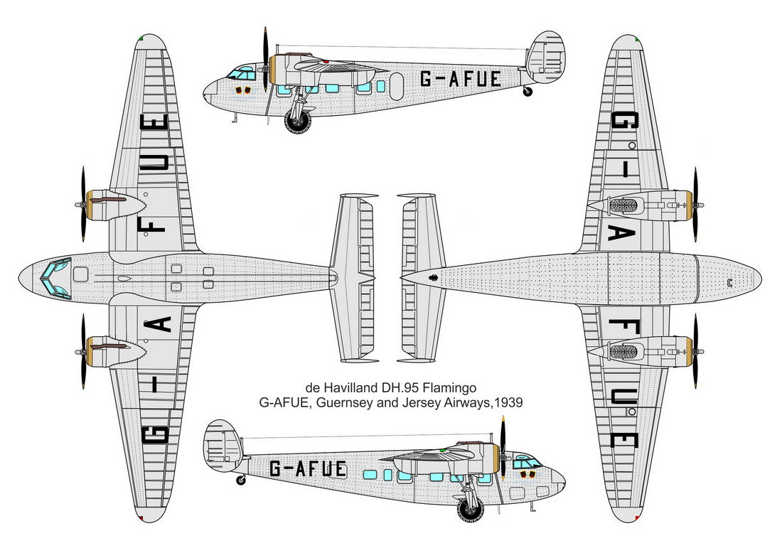 Valom 72156 1:72 DH.95 Flamingo (G-AFUE & G-AFYH)