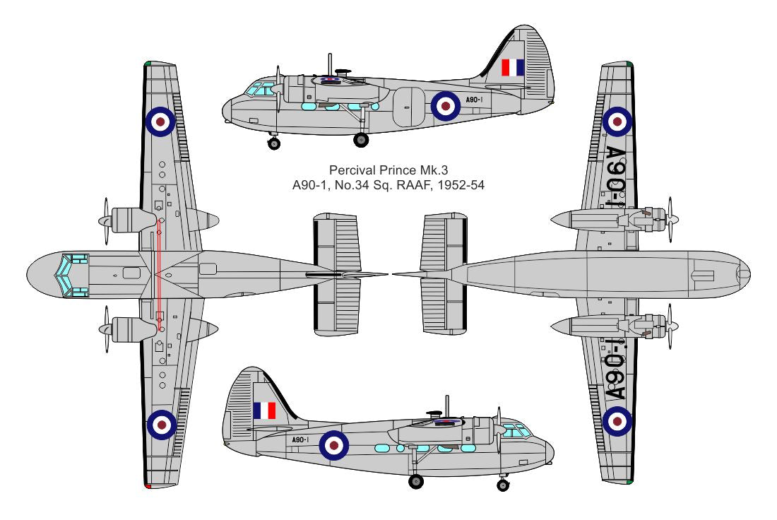 Valom 72159 1:72 Percival Prince Mk.3 RAAF/Royal Australian Air Force