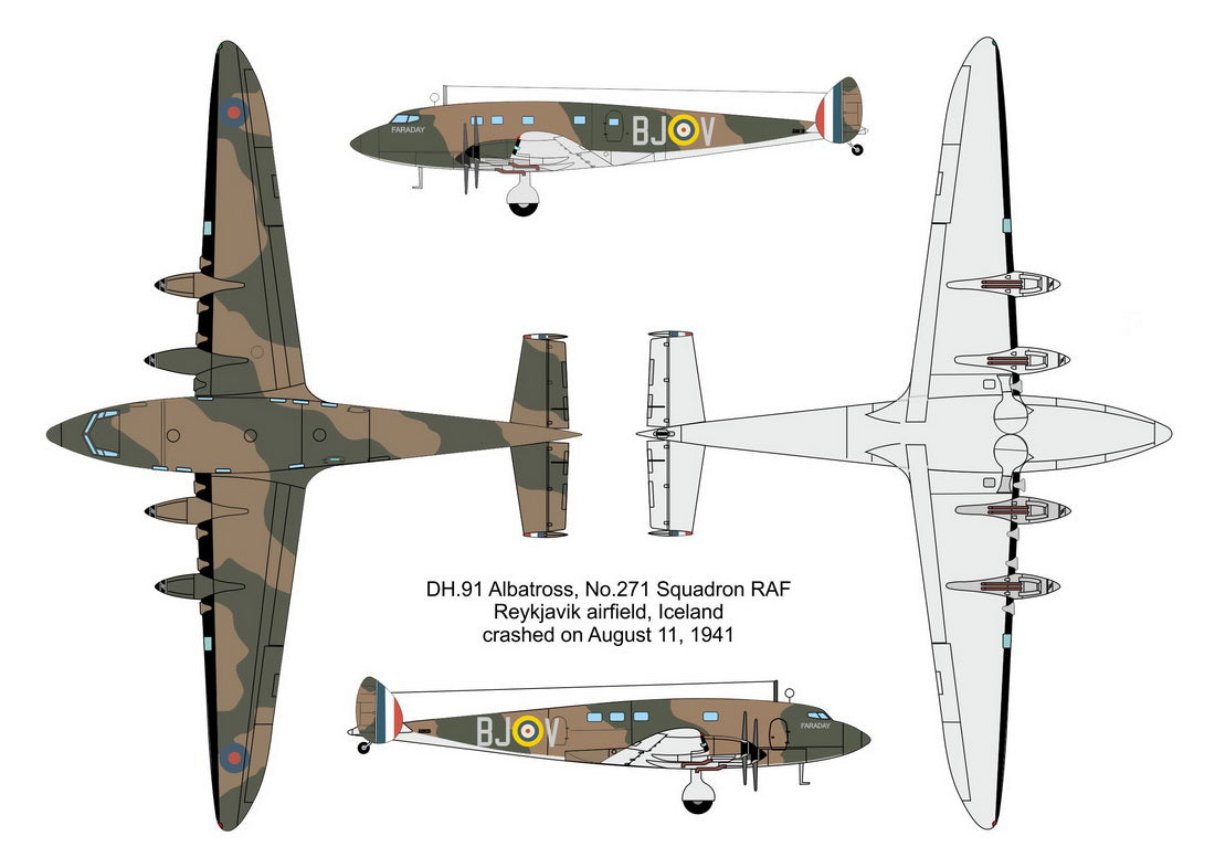 Valom 72160 1:72 de Havilland DH.91 Albatross (Franklin, Faraday)