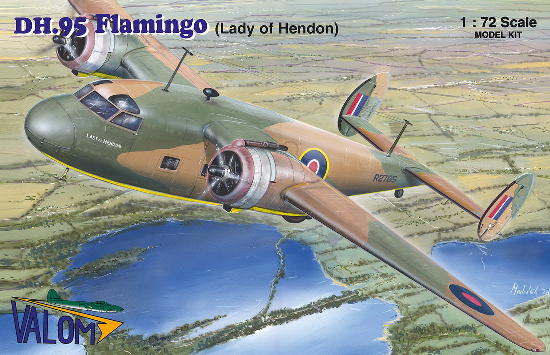 Valom 72161 1:72 DH.95 Flamingo (Lady of Hendon & Merlin VI)