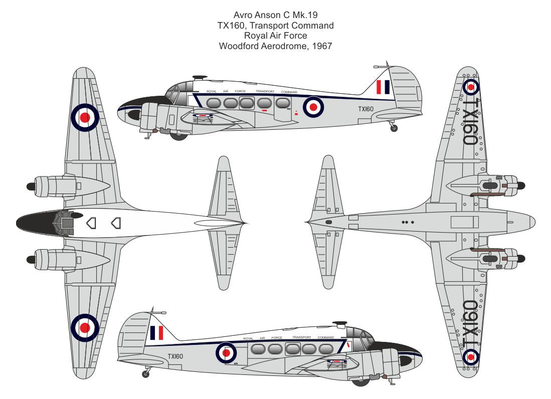 Valom 72164 1:72 Avro Anson C.19