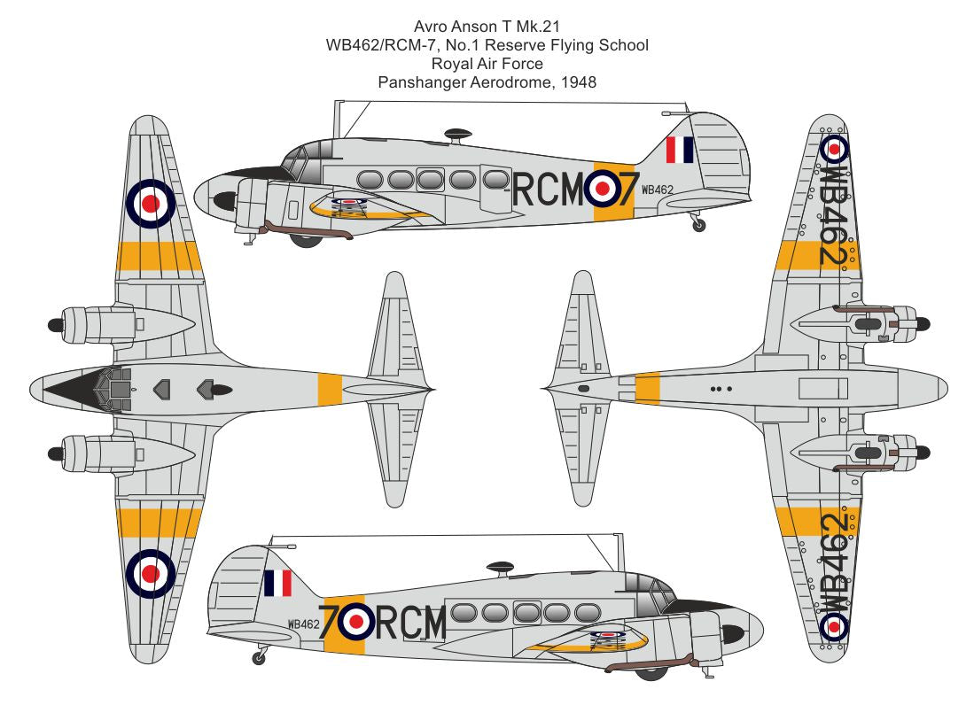 Valom 72165 1:72 Avro Anson T.21