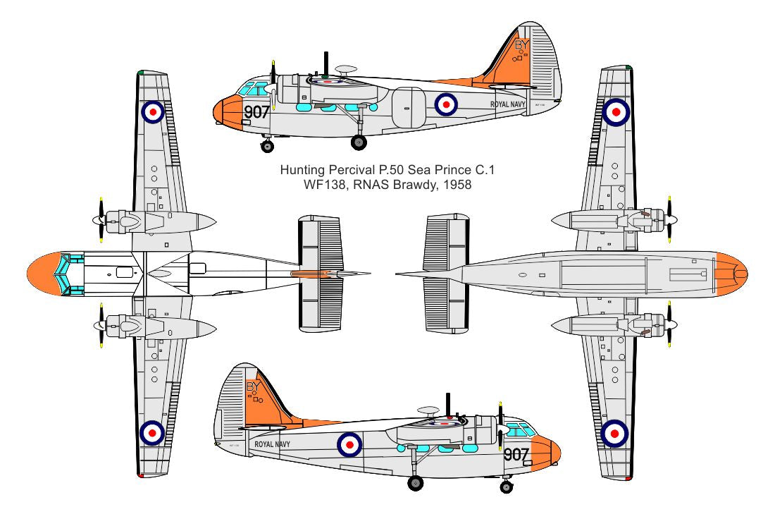 Valom 72166 1:72 Percival P.50 Sea Prince C Mk.1 (WF138)