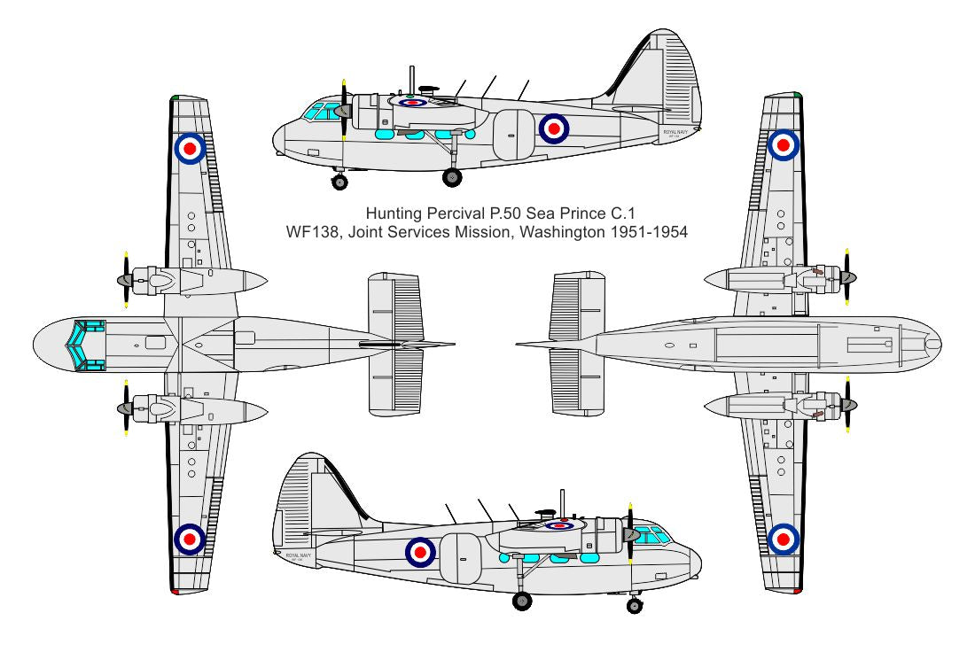 Valom 72166 1:72 Percival P.50 Sea Prince C Mk.1 (WF138)