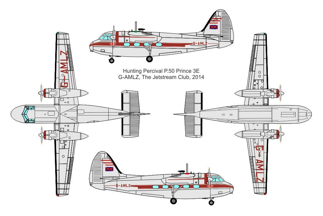 Valom 72167 1:72 Percival P.50 Prince (G-AMLZ)