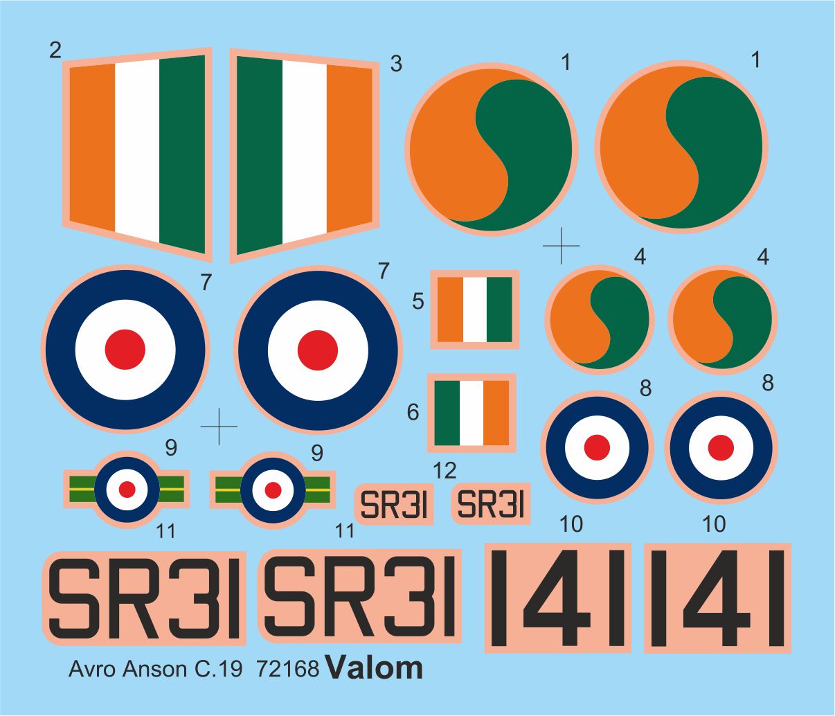 Valom 72168 1:72 Avro Anson C Mk.19 (IAC, SRAF)