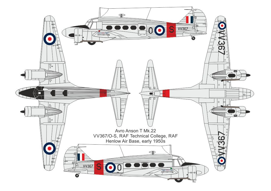 Valom 72169 1:72 Avro Anson T Mk.22 (RAF)