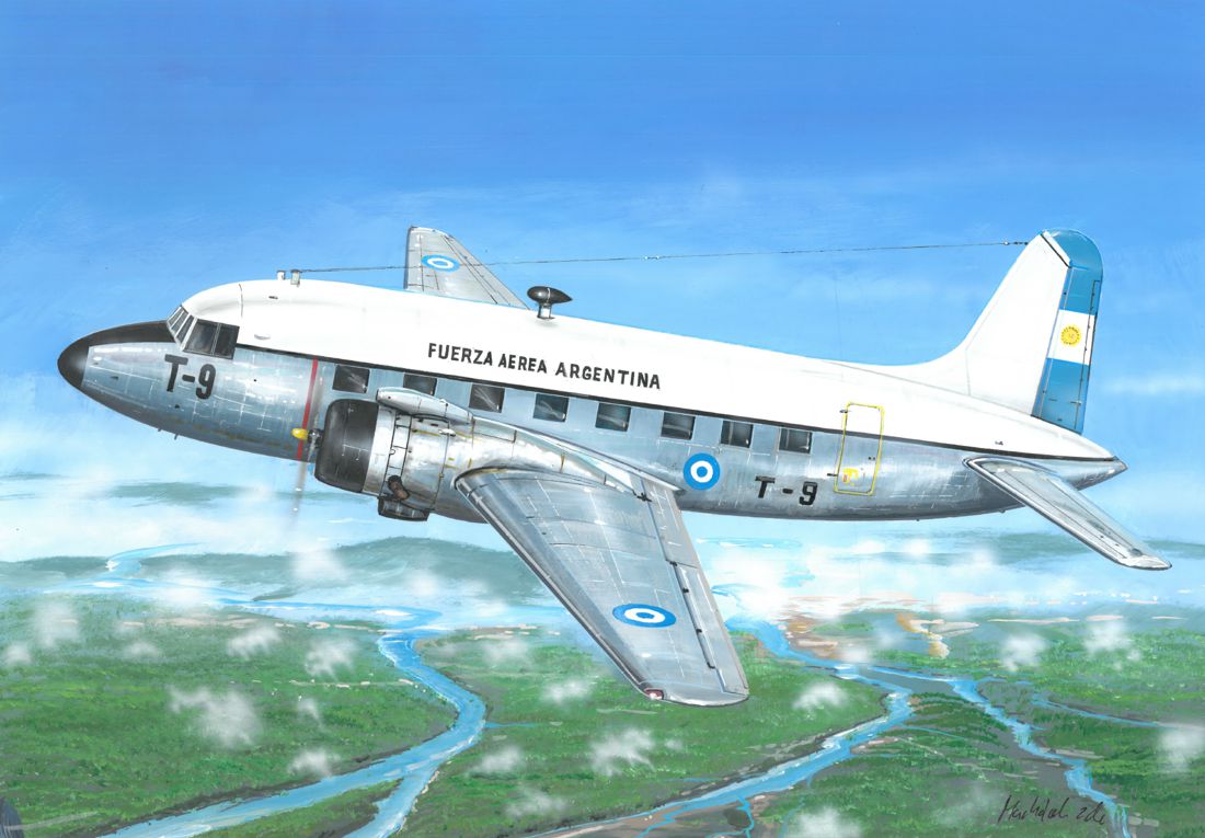 Valom 72174 1:72 Vickers Viking 1B (Argentina, France) re-box, new decals