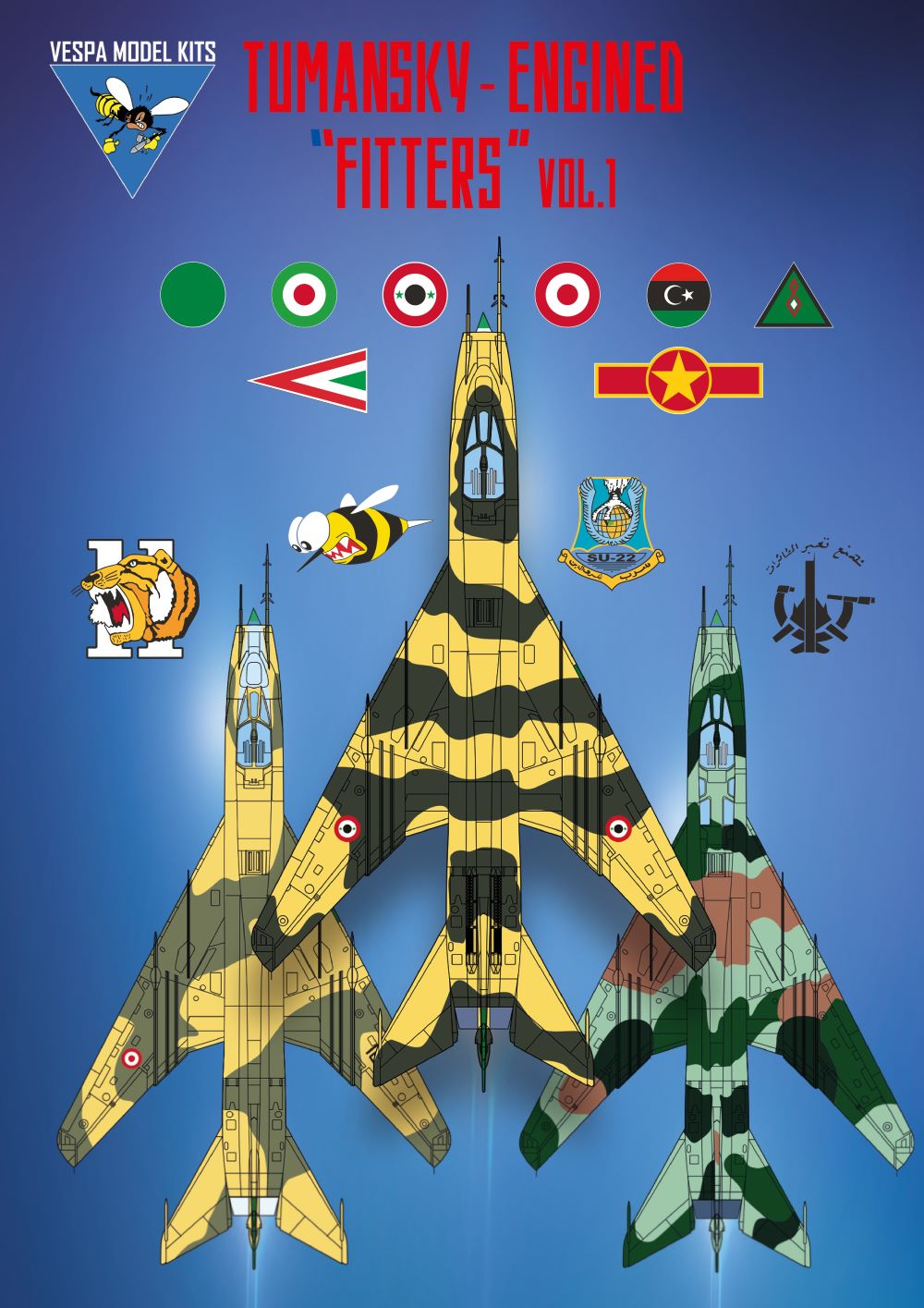 Vespa Models VD48003 1:48 Tumansky-Engined Ã¢â‚¬Å“FittersÃ¢â‚¬Â Vol.1 (Sukhoi Su-22M-3K)