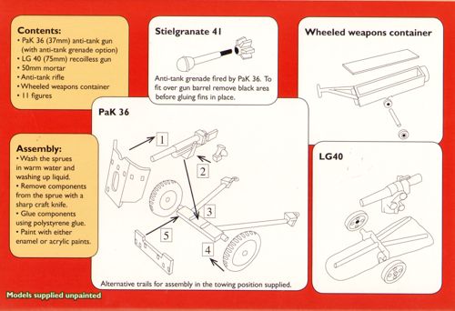 Valiant Miniatures 0010 1:72 WWII German Paratroopers and heavy weapons