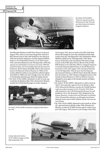 Valiant Wings Publishing AA-13 - The Heinkel Heinkel He-162 - A Detailed Guide