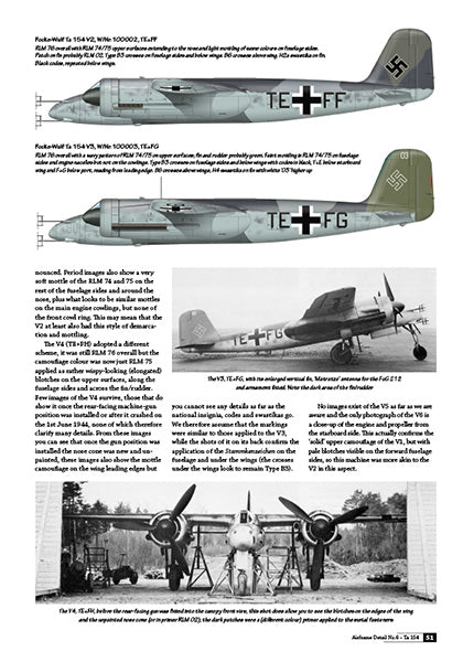 Valiant Wings Publishing AD-06 The Focke-Wulf Ta-154 - A Technical Guide by Richard A. Franks