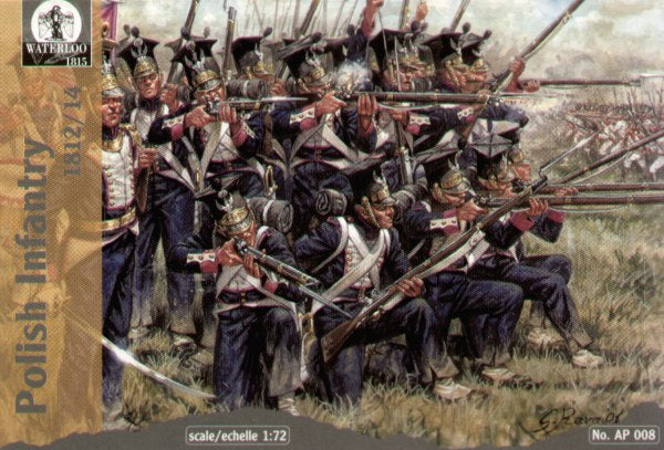 Waterloo 1815 AP008 1:72 Polish Infantry 1812/14