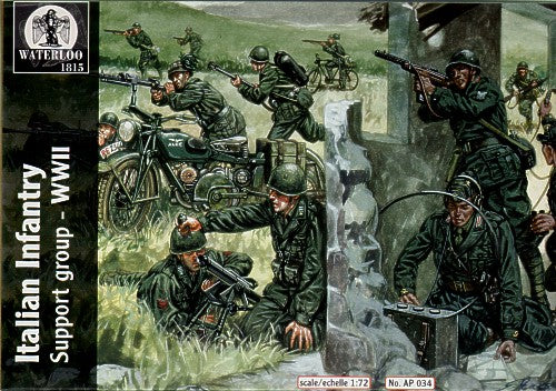 Waterloo 1815 AP034 1:72 Italian Infantry Support Group WWII