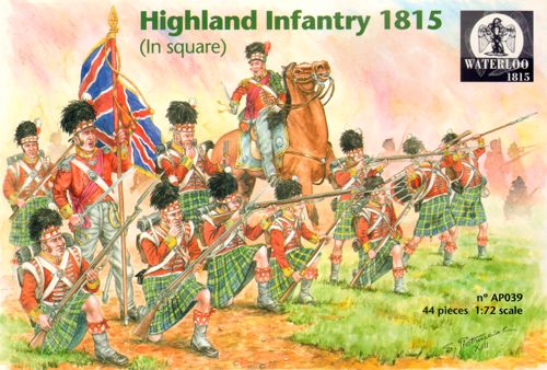 Waterloo 1815 AP039 1:72 Highland Infantry 1815 (in Square)