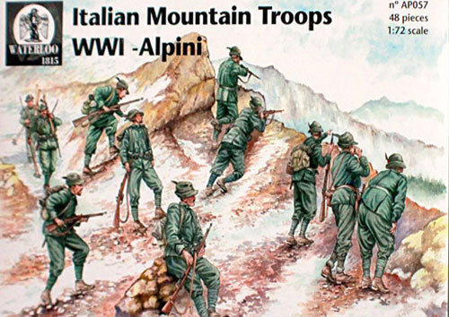 Waterloo 1815 AP057 1:72 Italian Mountain Troops WWI - Alpini