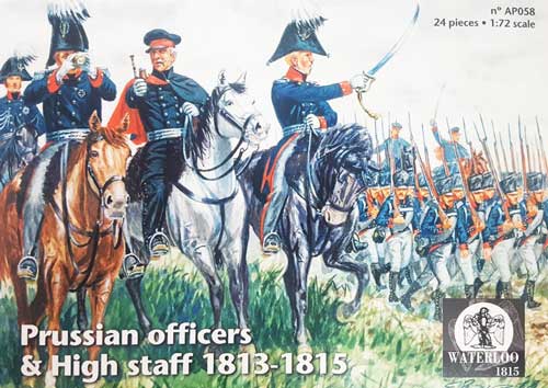 Waterloo 1815 AP058 1:72 Prussian Officers & High Staff 1813-1815