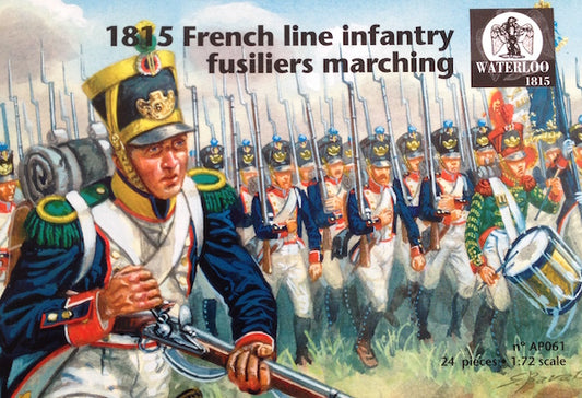 Waterloo 1815 AP061 1:72 1815 French Line Infantry Fusiliers Marching