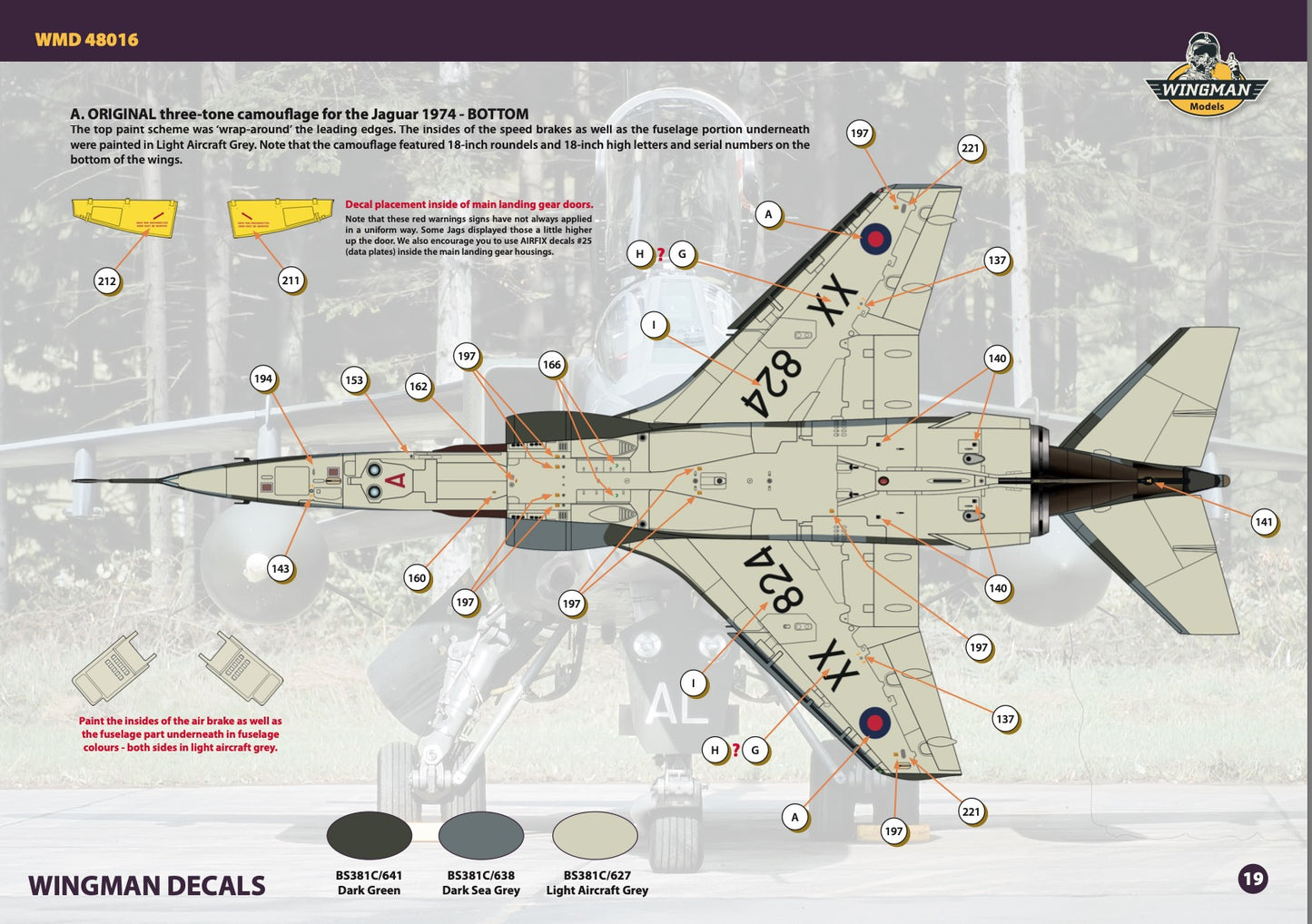 Wingman Models WMD48016 1:48 Sepecat Jaguar GR.1/1A/T.2