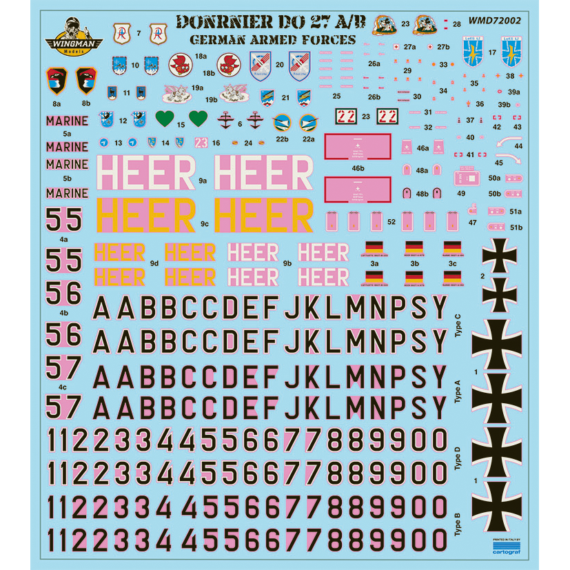 Wingman Models WMD72002 1:72 Dornier Do-27A/B - Luftwaffe, German Naval Air Arm and German Army&nbsp;