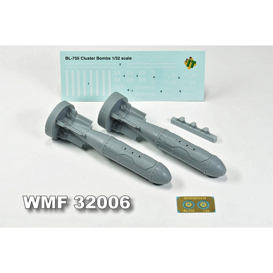 Wingman Models WMF32006 1:32 BL.755 Cluster Bomb Units