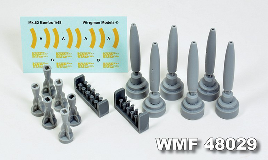 Wingman Models WMF48029 1:48 Mk-82 500 lb GPBs