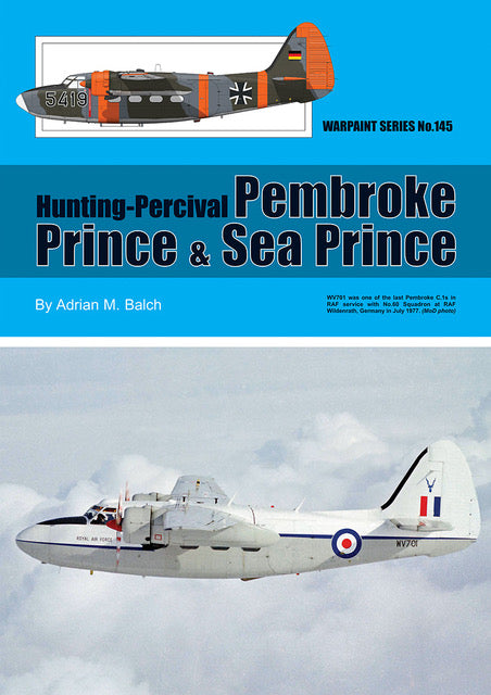 Warpaint Series 145  Hunting-Percival Pembroke, Prince & Sea Prince 44 pages