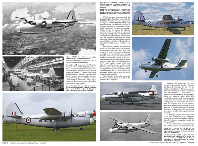 Warpaint Series 145  Hunting-Percival Pembroke, Prince & Sea Prince 44 pages