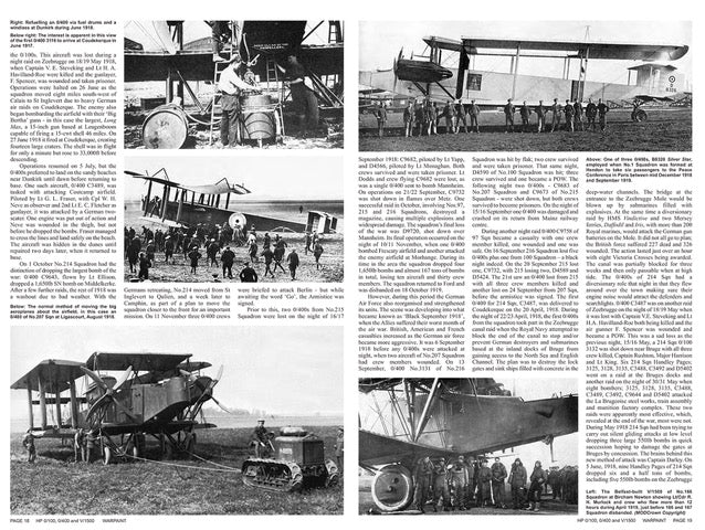 Warpaint Series WPS153  Handley Page Night Bombers 0/100, 0/400 & V/1500