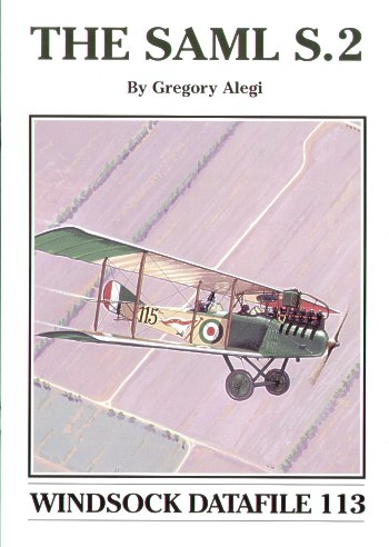 Albatros Productions WSDA113 SAML S.2 by Gregory Alegi (Windsock Datafiles)