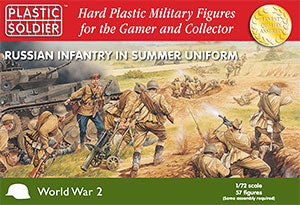 The Plastic Soldier Company WW2020001 1:72 Russian Infantry in Summer Uniform