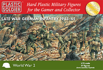 The Plastic Soldier Company WW2020003 1:72 Late War German Infantry 1943-45