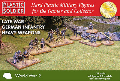 The Plastic Soldier Company WW2020005 1:72 Late War German Infantry Heavy Weapons