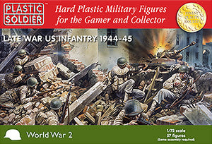 The Plastic Soldier Company WW2020006 1:72 Late War US Infantry 1944-45