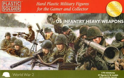 The Plastic Soldier Company WW2020007 1:72 U.S. Infantry Heavy Weapons